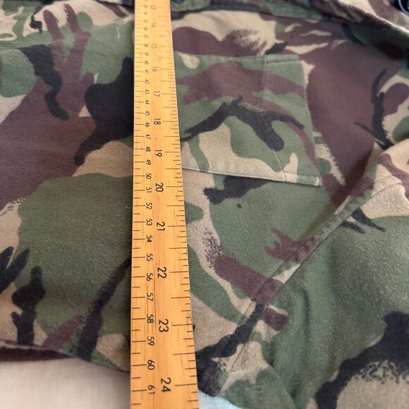 Lands End premium flannel shirt, mens, large/tall, traditional fit, camo pattern - Picture 6 of 10